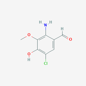 2-Amino-5-chloro-4-hydroxy-3-methoxybenzaldehyde