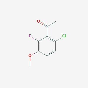 1-(6-Chloro-2-fluoro-3-methoxyphenyl)ethanone