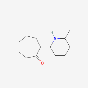 2-(6-Methylpiperidin-2-yl)cycloheptan-1-one