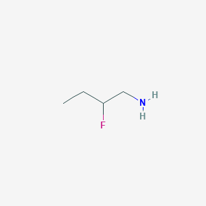 molecular formula C4H10FN B13083895 2-Fluorobutan-1-amine 