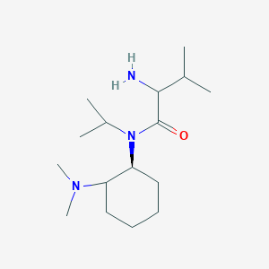 2-amino-N-[(1S)-2-(dimethylamino)cyclohexyl]-3-methyl-N-propan-2-ylbutanamide