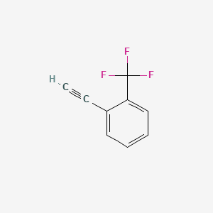 B1308395 1-Ethynyl-2-(trifluoromethyl)benzene CAS No. 704-41-6