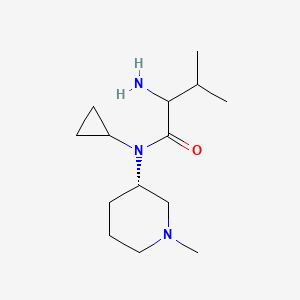 2-Amino-N-cyclopropyl-3-methyl-N-((S)-1-methylpiperidin-3-yl)butanamide