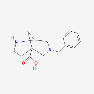 7-Benzyl-2,7-diazabicyclo[3.3.1]nonane-5-carboxylic acid