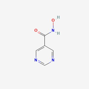 molecular formula C5H5N3O2 B13083993 n-Hydroxypyrimidine-5-carboxamide 