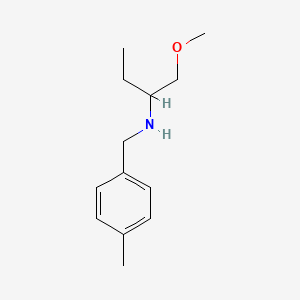 (1-Methoxybutan-2-yl)[(4-methylphenyl)methyl]amine