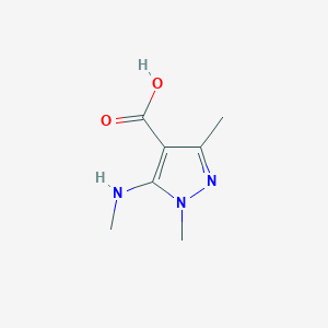 1,3-dimethyl-5-(methylamino)-1H-pyrazole-4-carboxylic acid