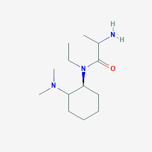 2-amino-N-[(1S)-2-(dimethylamino)cyclohexyl]-N-ethylpropanamide