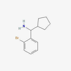 (2-Bromophenyl)(cyclopentyl)methanamine