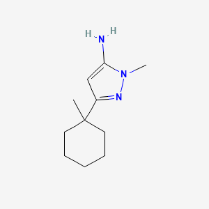 1-Methyl-3-(1-methylcyclohexyl)-1H-pyrazol-5-amine