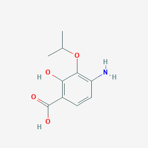 4-Amino-2-hydroxy-3-isopropoxybenzoic acid