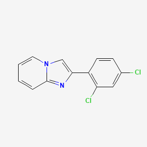 molecular formula C13H8Cl2N2 B1308408 2-(2,4-Dichlorophenyl)imidazo[1,2-a]pyridine CAS No. 63111-80-8