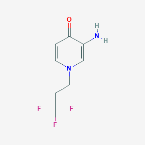 3-Amino-1-(3,3,3-trifluoropropyl)-1,4-dihydropyridin-4-one