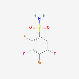 2,4-Dibromo-3,5-difluorobenzenesulfonamide