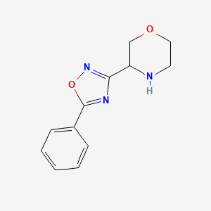 3-(5-Phenyl-1,2,4-oxadiazol-3-yl)morpholine