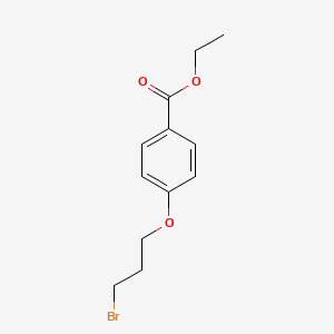 molecular formula C12H15BrO3 B1308415 4-(3-溴丙氧基)苯甲酸乙酯 CAS No. 74226-00-9