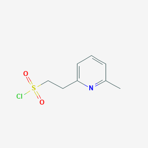 2-(6-Methylpyridin-2-yl)ethane-1-sulfonyl chloride