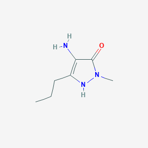 4-amino-1-methyl-3-propyl-1H-pyrazol-5-ol