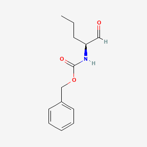 molecular formula C13H17NO3 B13084177 (S)-Benzyl (1-oxopentan-2-YL)carbamate 