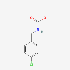 molecular formula C9H10ClNO2 B13084192 Methyl 4-chlorobenzylcarbamate 