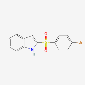 2-((4-Bromophenyl)sulfonyl)-1H-indole