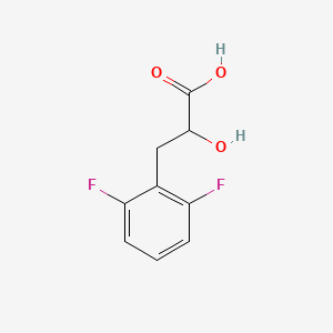 molecular formula C9H8F2O3 B13084209 3-(2,6-Difluorophenyl)-2-hydroxypropanoic acid 