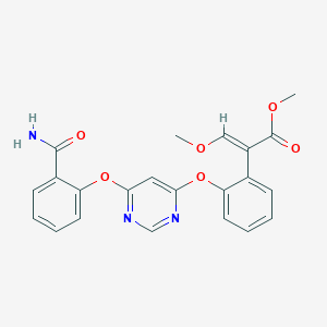 (E)-Methyl 2-(2-((6-(2-carbamoylphenoxy)pyrimidin-4-yl)oxy)phenyl)-3-methoxyacrylate