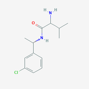 2-amino-N-[(1S)-1-(3-chlorophenyl)ethyl]-3-methylbutanamide