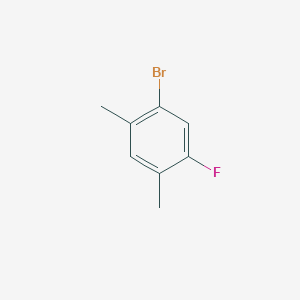 molecular formula C8H8BrF B13084217 1-Bromo-2,4-dimethyl-5-fluorobenzene 