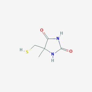 5-Methyl-5-(sulfanylmethyl)imidazolidine-2,4-dione