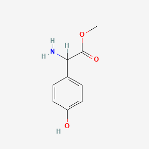 molecular formula C9H11NO3 B1308428 甲基2-氨基-2-(4-羟基苯基)乙酸酯 CAS No. 43189-12-4