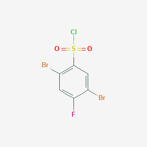 2,5-Dibromo-4-fluorobenzenesulfonyl chloride