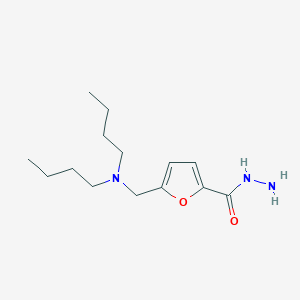 molecular formula C14H25N3O2 B1308432 5-[(二丁基氨基)甲基]-2-糠酰肼 CAS No. 899710-26-0