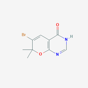 6-Bromo-7,7-dimethyl-7H-pyrano[2,3-d]pyrimidin-4-ol