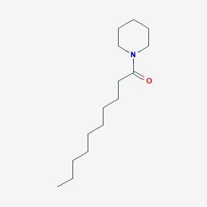 molecular formula C15H29NO B1308435 N-(癸酰基)哌啶 CAS No. 5299-66-1