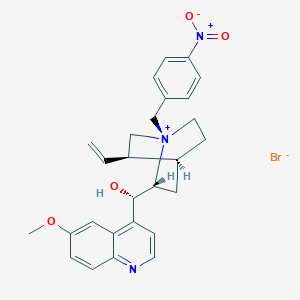 (S)-[(1S,2R,4S,5R)-5-ethenyl-1-[(4-nitrophenyl)methyl]-1-azoniabicyclo[2.2.2]octan-2-yl]-(6-methoxyquinolin-4-yl)methanol;bromide