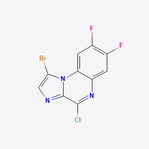 1-Bromo-4-chloro-7,8-difluoroimidazo[1,2-A]quinoxaline