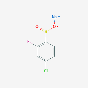 4-Chloro-2-fluorobenzenesulfinic acid sodium salt