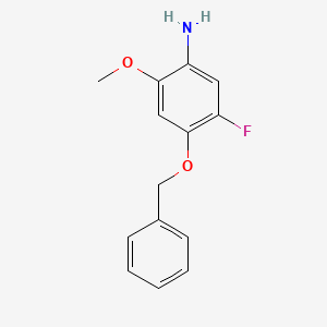 4-(Benzyloxy)-5-fluoro-2-methoxyaniline