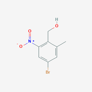 (4-Bromo-2-methyl-6-nitrophenyl)methanol