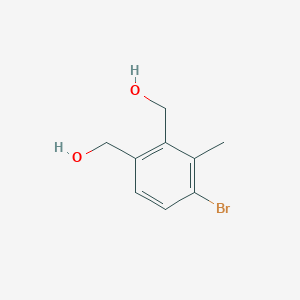 (4-Bromo-3-methyl-1,2-phenylene)dimethanol