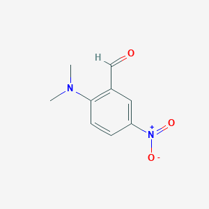 molecular formula C9H10N2O3 B1308454 2-(二甲氨基)-5-硝基苯甲醛 CAS No. 34601-40-6