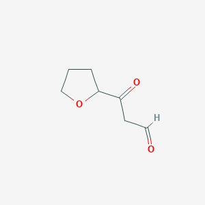 3-Oxo-3-(oxolan-2-yl)propanal