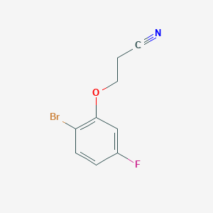 3-(2-Bromo-5-fluoro-phenoxy)propanenitrile