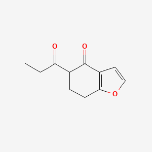 5-Propanoyl-4,5,6,7-tetrahydro-1-benzofuran-4-one