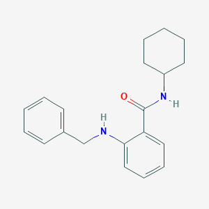 molecular formula C20H24N2O B13084585 2-(Benzylamino)-N-cyclohexylbenzamide 