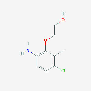 2-(6-Amino-3-chloro-2-methylphenoxy)ethan-1-ol