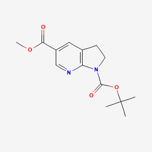 1-tert-Butyl 5-methyl 2,3-dihydro-1H-pyrrolo[2,3-b]pyridine-1,5-dicarboxylate