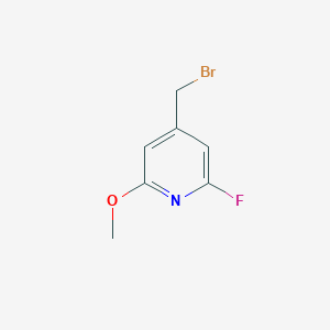 4-(Bromomethyl)-2-fluoro-6-methoxypyridine