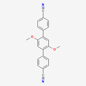 4-[4-(4-cyanophenyl)-2,5-dimethoxyphenyl]benzonitrile